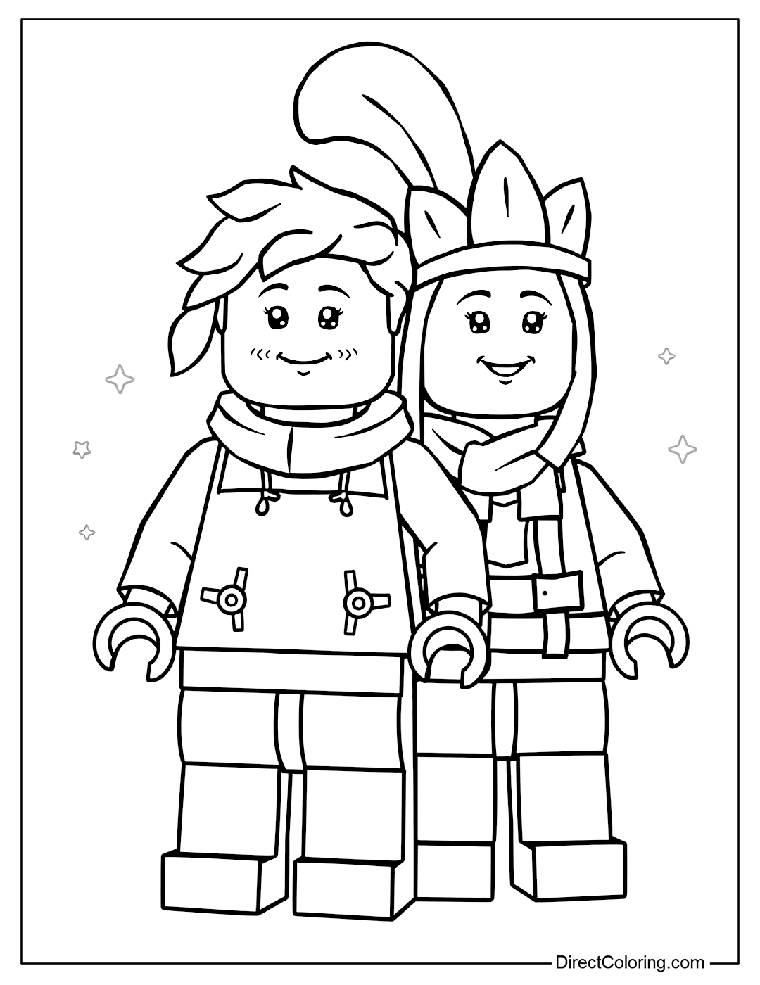 Coloring Page of Lego